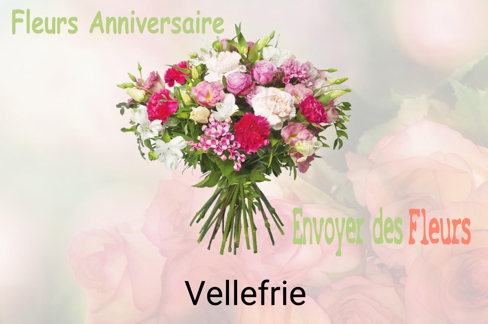 Bouquet de fleurs d’anniversaire livré à Vellefrie