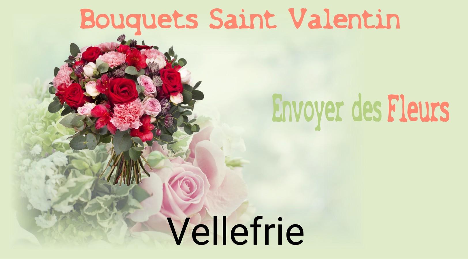 Roses de Saint-Valentin livrées à Vellefrie